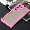 For Samsung Galaxy S25 Ultra 5G Armor Glaze PC Hybrid TPU Phone Case(Pink)