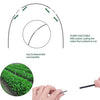 30pcs Without Net Garden Arched Shed Insect Mesh Set Flexible Stretchable Plants Protection Net