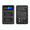 For Canon LP-E10 Smart LCD Display USB Dual-Channel Charger