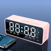 ZXL-G50 Mini Mirror Alarm Bluetooth Speaker Support TF Card(Pink)