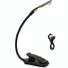 8027D-2 7 Beads LED Eye Protection Reading Folding Book Clip Light(Black)