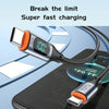 TOTU CB-7-L 15W USB to 8 Pin Digital Display Fast Charging Silicone Cable, Length: 1m(Orange)