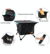 CLS Outdoor Folding Picnic Table Storage Hanging Bag Portable Invisible Pocket Storage Hanging Pocket,Style: Black Table + Small Pocket