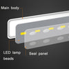 LED Three Lights Hot Cold Water Faucet Bathroom Waterfall Faucet CN Plug(Black)