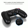 Wireless Bluetooth Diamond Texture Shock Touch Plate Game Handle Controller with Smart Indicator for Sony PS4(Blue)