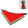 Waterproof Watermelon Dog Scarf, L (30-50cm Neck)
