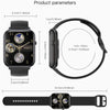 Q19 Max 2.1 inch HD Screen Waterproof Sports Business Smart Watch(Wine Red)
