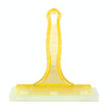 Car Window Plastic Nonslip Handle Glass Wiper / Window Cleaning Tool, Size: 15.8 x 14.8cm(Yellow)