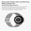 DT4 1.36 inch Steel Watchband Color Screen Smart Watch(Silver)