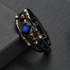 Twelve Constellations Night Light Leather Rope Bracelet Woven Beads Bracelet, Style: Scorpio