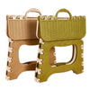 Plastic Folding Chair Thicken Portable Mini Child Stools(Random Color Delivery)