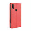 For Alcatel 3V (2019) Magnetic Buckle Retro Crazy Horse Texture Horizontal Flip Leather Case with Holder & Card Slots & Photo Frame(Red)