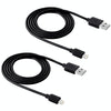 2 PCS HAWEEL 1m High Speed 8 pin to USB Sync and Charging Cable Kit for iPhone, iPad(Black)
