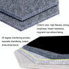Polyester Fiber Wall Decoration Sound Insulation Cotton Sound Absorbing Board, Style: Without Glue (Black)