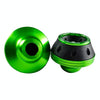 1pair Motorcycle CNC Modification Accessories Drop-proof Aluminum Alloy Fork Cup(Green)