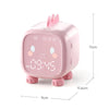 XR-MM-C2007 Multifunctional Smart Night Light Desktop Children Student LED Digital Alarm Clock(Pink)
