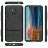 Shockproof PC + TPU Case for Huawei Mate 20 X, with Holder(Black)