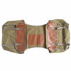 Outdoor Travel Storage Bag Mountain Bike Bicycle Canvas Backpack(Khaki)