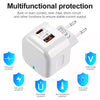 YSY-6087 20W PD + QC 3.0 Dual Ports Travel Charger Power Adapter, UK Plug