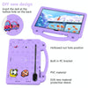 For Honor Pad X9 Handle Kickstand Children EVA Shockproof Tablet Case(Light Purple)