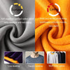 Men Women Gold Velvet Thickened Cold-Proof Thermal Underwear Set, Color: Female Black(XL)