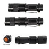 SK98 LED Focus Flashlight, 3 Mode, Cree XM-L T6 LED, Luminous Flux: 1000lm, Length: 9.2cm(White Light)
