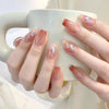 24pcs/box Handmade Nail Glitter Nail Jelly Glue Finished Patch, Color: BY1057(Wear Tool Bag)