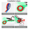2pcs Pruning Machine Strapping Tape Gardening Taping Accessories, Color: Blue