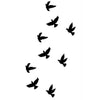 10 PCS Classic Black  Waterproof Temporary Tattoo Sticker(HC-73)