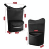 Car Between Seats Organizer Multifunctional Storage Bag Front And Back Dual Usage Tissue Box(Brown)