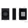 For Jetson Orin Waveshare 24076 Cooling Fan Speed Adjustable(Black)