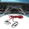Car Wiper Sprayer Spray Decorative Lamp LED Hood Spray Lights(White)
