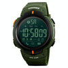 SKMEI 1301 Multifunction 50m Waterproof Sports Bluetooth Smart Watch, Compatible with Android & iOS System(Army Green)