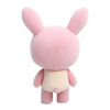 Little Cute PVC Flocking Animal Rabbit Dolls Creative Gift Kids Toy, Size: 5.5*3.5*7.7cm(Pink)