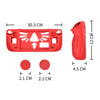 For Steam Deck V V4-1 Pocket Consoles Silicone Non-slip Protective Case with Holder Function(Blue)
