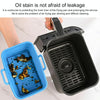 Rectangular Double Pull Basket Foldable Silicone Air Fryer Baking Pan(Blue)