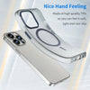 For iPhone 13 Pro Max MagSafe Frosted Translucent TPU + PC Full Coverage Phone Case(Dark Blue)