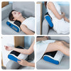Multifunctional Hot Compress Neck Massager Car Cervical Spine Massage Pillow(Blue Six Keys)
