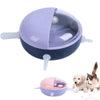 Pet Self-Sucking Milk Bowl Feeder, Purple, Cat/Dog