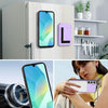For Samsung Galaxy A26 5G CX01 Detachable Magsafe Magnetic Card Bag Phone Case(Light Purple)