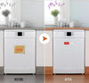 Dishwasher Magnet Clean Dirty Sign Double-Sided Refrigerator Magnet(Turkish)