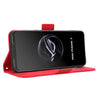 For ASUS ROG Phone 7 Skin Feel Calf Texture Card Slots Leather Phone Case(Red)