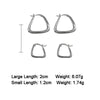 S925 Silver Needle Earbuckle Womens Frosty Style Simple Temperament Stud Earrings Small Golden