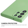 For Samsung Galaxy S25 Ultra 5G ENKAY Liquid Silicone Soft Shockproof Phone Case(Light Green)