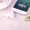 1 Male to 2 Females 3.5mm Jack Plug Multi-function Heart Shaped Earphone Audio Video Splitter Adapter with Key Chain for iPhone, iPad, iPod, Samsung, Xiaomi, HTC and Other 3.5 mm Audio Interface Electronic Digital Products(White)