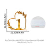 Acrylic Home Decor Wedding Digital Dinning Table Number Plate Seat Sign DIY Mirror Table Setting, Number: 1