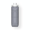 600ml Silicone Folding Cup Outdoor Sports Kettle Telescopic Cup(Gray)