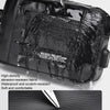 WEIXIER W126 Leisure Men Shoulder Bag Portable With USB Port Outdoor Messenger Bag(Black)