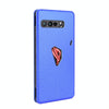 For Asus ROG Phone 3 ZS661KS Carbon Fiber Texture Horizontal Flip TPU + PC + PU Leather Case with Card Slot(Blue)