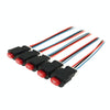 5 PCS Motorcycle sScooter Modified Double Flashing Warning Light Switch